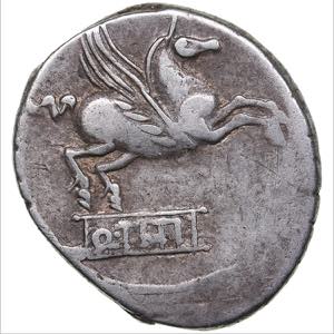 Roman Republic, Rome AR Denar - Q.Titius (90 ... 