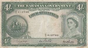 Bahama 4 shillings ... 