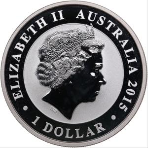 Australia 1 dollar 2015
31.32g. PROOF