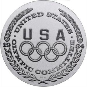 USA medal Olympics 1984
46.85g. 46mm. UNC. ... 