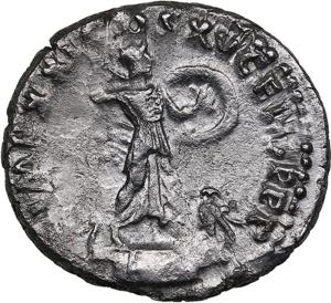 Roman Empire Denar 91 AD - Domitianus (81-96 ... 