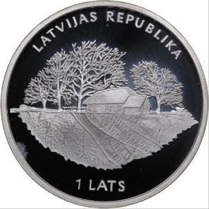 Latvia 1 lats ... 
