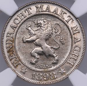 Belgium 10 centimes 1898 ... 