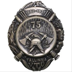 Estonian badge 75 years ... 