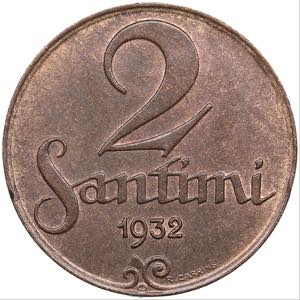 Latvia 2 santimi ... 