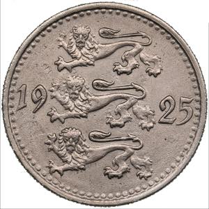 Estonia 10 marka 1925
6.10g. AU/UNC Mint ... 
