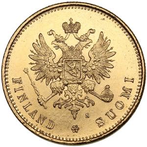 Russia, Finland 20 markkaa 1880 S
6.45g. ... 