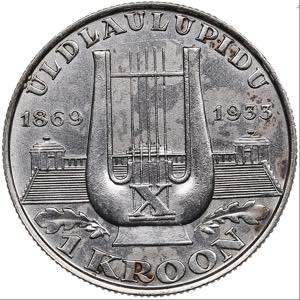 Estonia 1 kroon 1933 - ... 