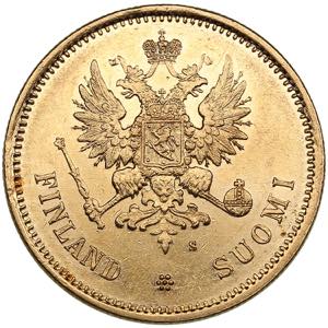 Russia, Finland 20 markkaa 1878 S
6.44g. ... 