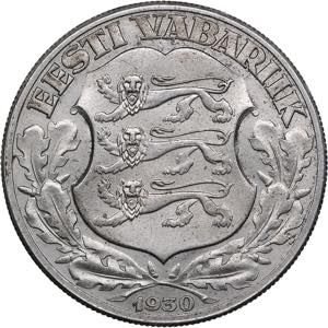 Estonia 2 krooni 1930
11.88g. UNC/UNC Mint ... 