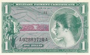USA, MPC 1 dollar 1969 ... 