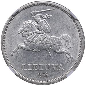 Lithuania 5 litai 1936 - DR. Jonas ... 