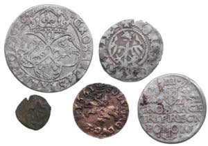 Small coll. of Poland coins (5)Various ... 