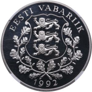 Estonia 10 krooni 1992 - Barcelona Olympics ... 