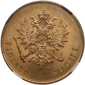Russia, Finland 10 markkaa 1882 S - NGC MS ... 