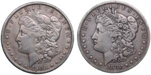 USA 1 dollar 1880, 1900 ... 