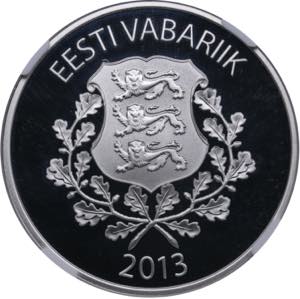 Estonia 7 euro 2013 - Raimond Valgre - NGC ... 
