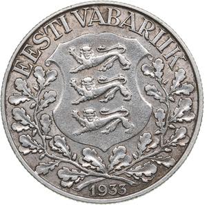 Estonia 1 kroon 1933 Song Festival6.09g. ... 