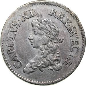 Sweden 2 mark 1672 - ... 