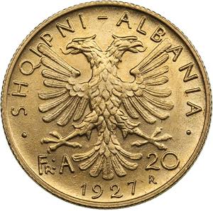 Albania 20 franga 19276.46g. UNC/UNC Mint ... 