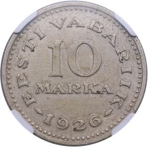 Estonia 10 marka 1926 - ... 