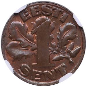 Estonia 1 senti 1929 - ... 
