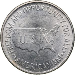 USA 1/2 dollar 195112.45g. AU/AU