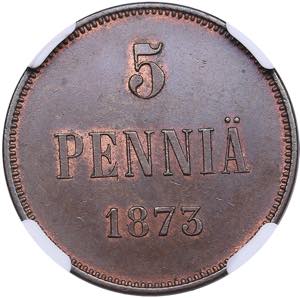 Russia, Finland 5 pennia ... 