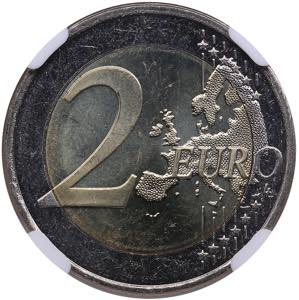 Estonia 2 euro 2011 - NGC MS 64Only eight ... 