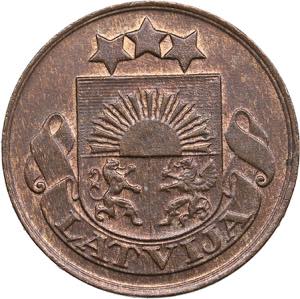 Latvia 2 santimi 19322.02g. UNC/UNC