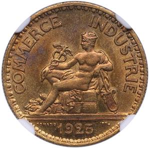 France 50 centimes 1925 - NGC MS 65TOP POP. ... 