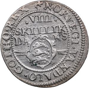 Denmark 8 skilling 1607 - Christian IV ... 
