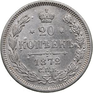 Russia 20 kopecks 1872 ... 