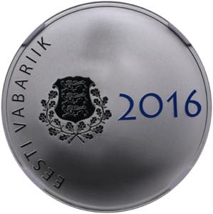 Estonia 10 euro 2016 - Jaan Poska - NGC PF ... 