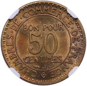 France 50 centimes 1925 ... 