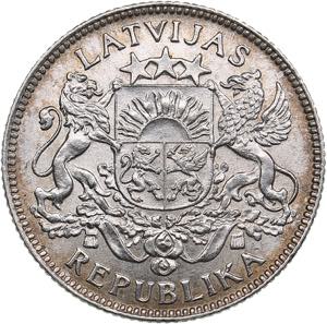 Latvia 1 lats 19244.98g. AU/UNC