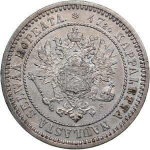 Russia, Finland 2 markkaa 1870 S10.33g. ... 