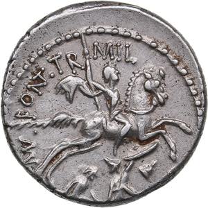 Roman Republic AR Denarius - Fonteia. P. ... 