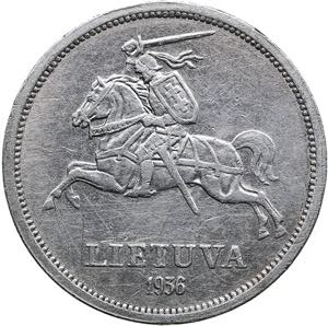 Lithuania 5 litai 19368.99g. XF/XF