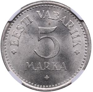 Estonia 5 marka 1922 - ... 