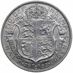 Great Britain 1/2 Crown 1922 - George V ... 