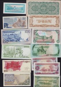 Lot of World paper money: Portugal, Guinea, ... 
