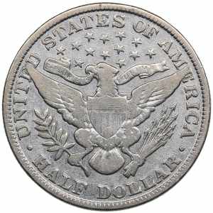 USA 1/2 (Half) Dollar 1902 12.15g. VF-/VF- ... 