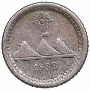 Guatemala 1/4 real 1888 ... 