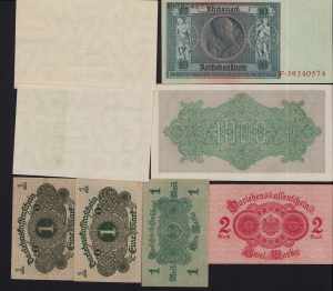 Lot of World paper money: Germany (8) ... 