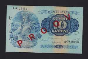 Estonia 10 krooni 1937 - ... 