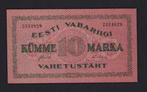 Estonia 10 marka 1922 ... 
