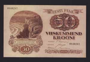 Estonia 50 krooni 1929 ... 