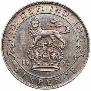 Great Britain 6 Pence 1917 - George V ... 