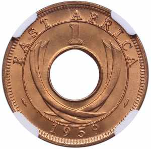 British East Africa 1 cent 1959 KN - NGC MS ... 